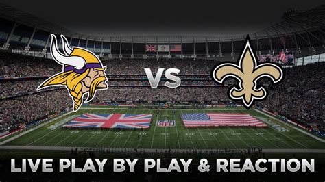 vikings vs saints live